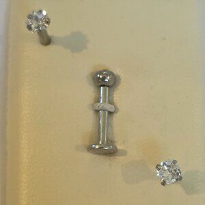 Targus / Labret 16g earrings - 3 pack